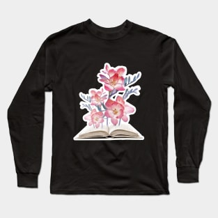 Flower Book Long Sleeve T-Shirt